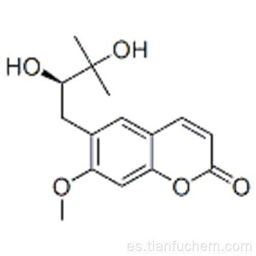 2H-1-benzopiran-2-ona, 6 - [(2R) -2,3-dihidroxi-3-metilbutil] -7-metoxi CAS 28095-18-3